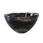 Contrast Glass Bowl Blue 1980s 0
