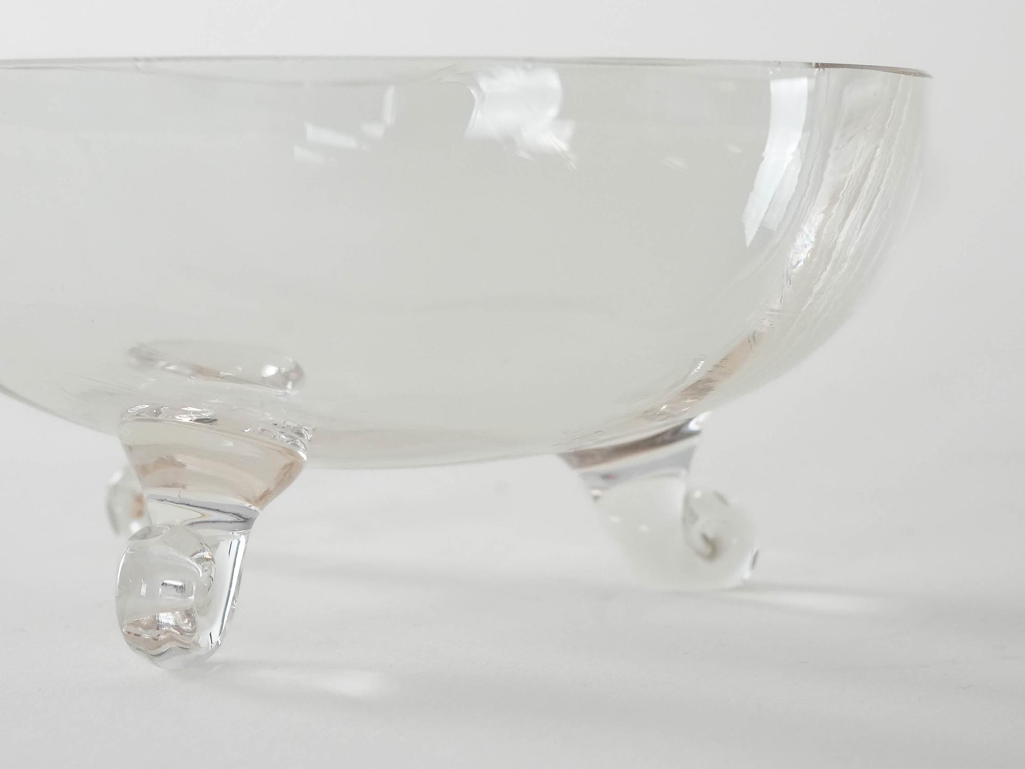 Glaskaraffe Transparent 1970er Jahre 5