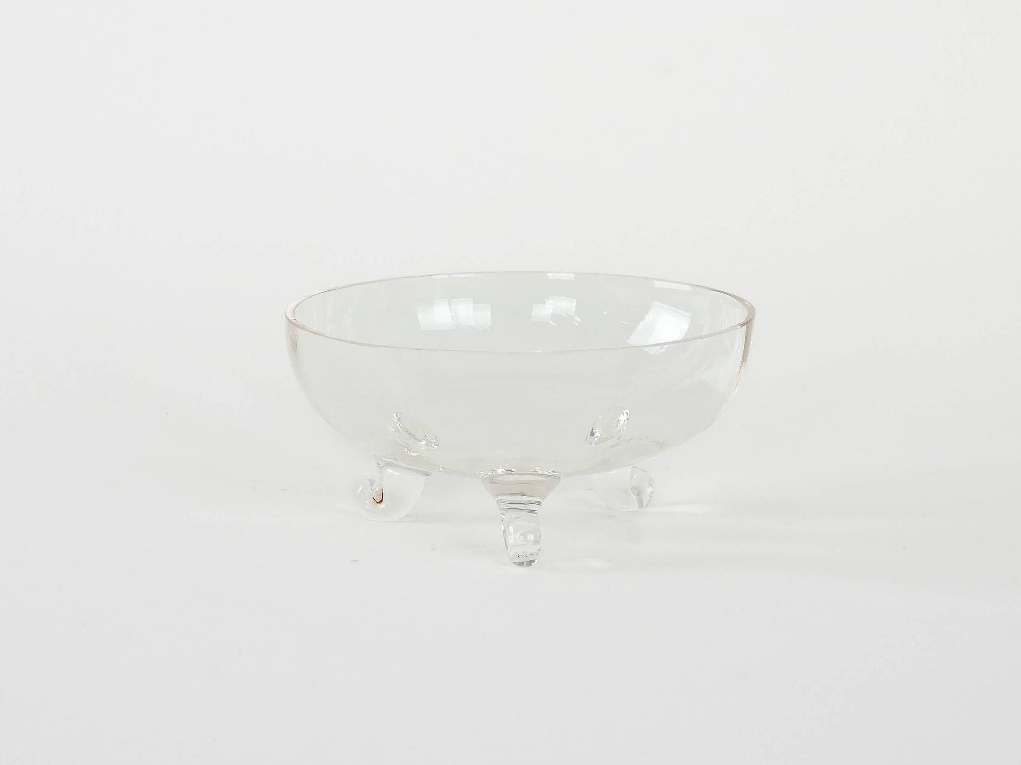 Glaskaraffe Transparent 1970er Jahre 3