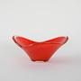Plate Murano glass Red 1960s 1