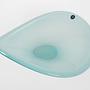 Crystal plate Blue 1960s 6