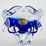 Bohemian Bowl Blue Transparent 1970s 5