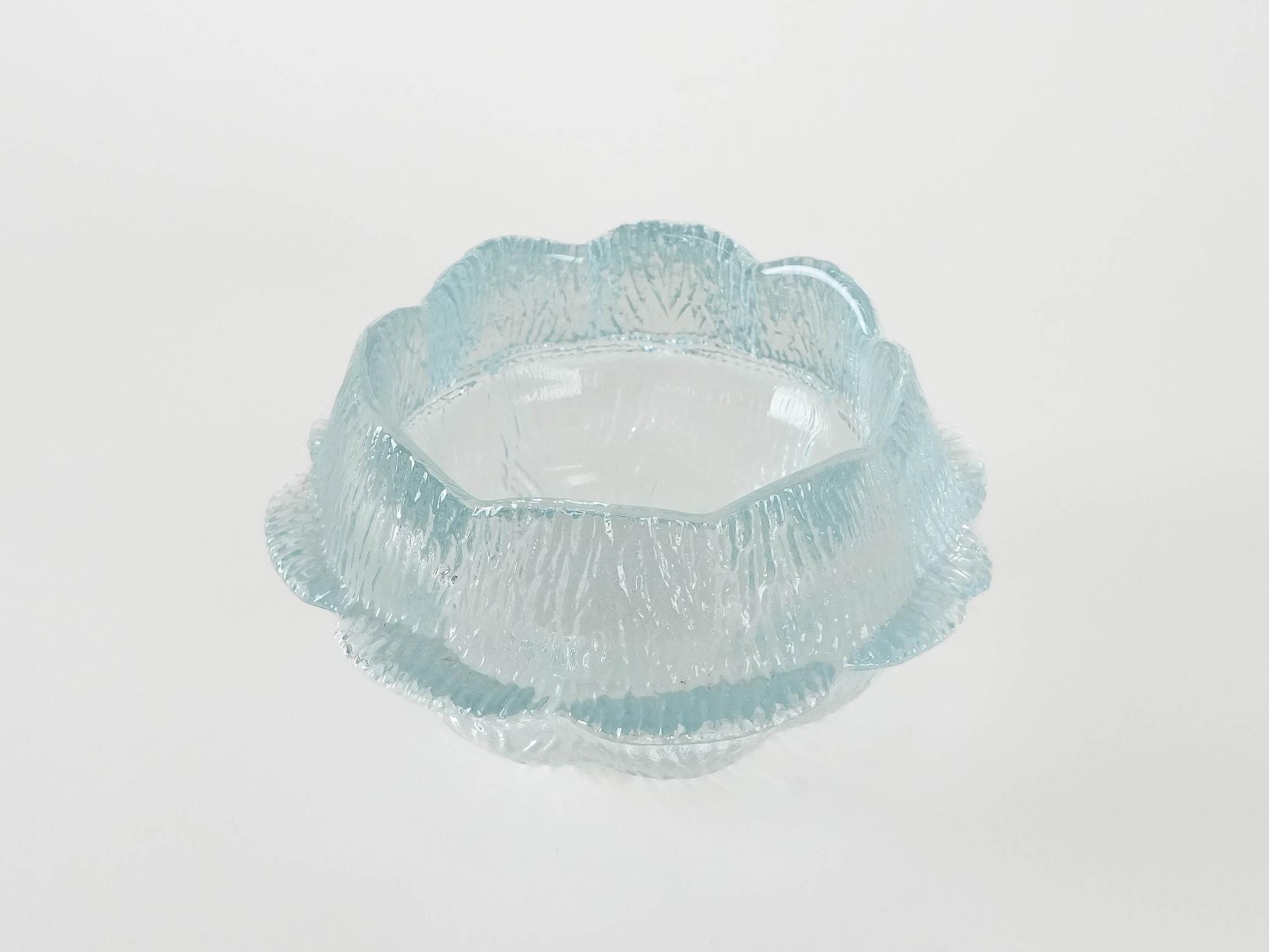 Glasschale Transparent 1980er Jahre 4