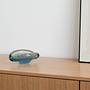 Glass bowl Blue 1960s 1