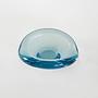 Glass bowl Blue 1960s 4