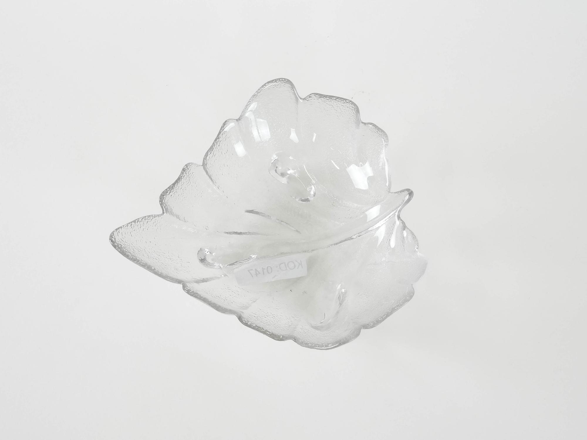 Glasschale Transparent 1970er Jahre 5
