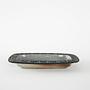 Ceramic plate Brown 1960s 2