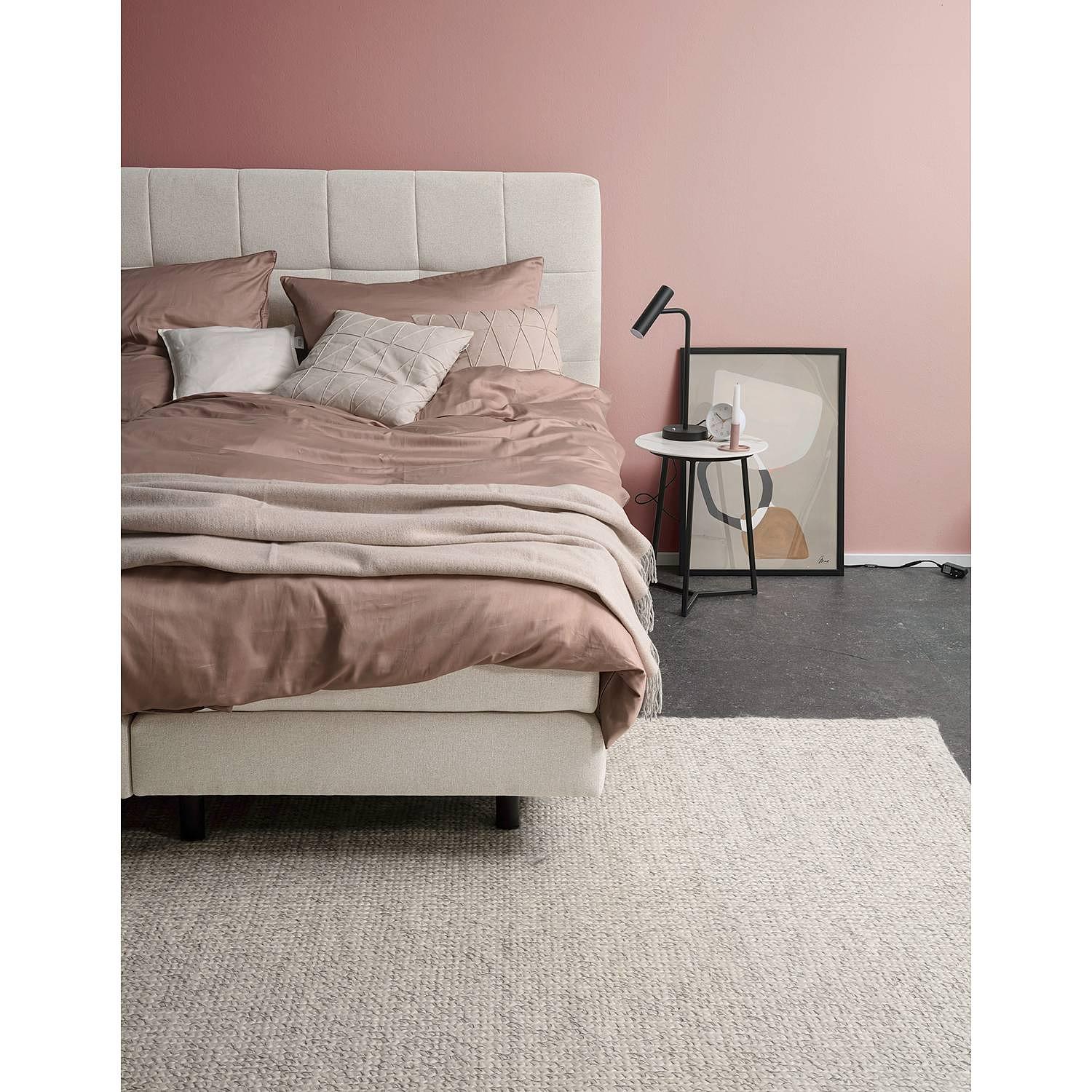 Pure Bettwäsche Baumwolle Rosa 135x200cm Kissen 80x80cm 2