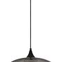 1-Light Maxy Type Pendant Light Smoked Glass Iron 3