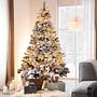 TREE OF THE MONTH Schnee Weihnachtsbaum PVC Grün 0