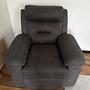 Armchair Reclining Function Grey 0