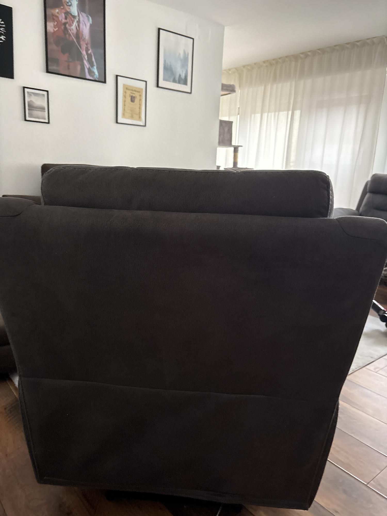 Armchair Reclining Function Grey 4