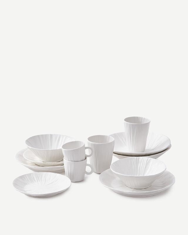 2x Packed Plate Ceramic White 1