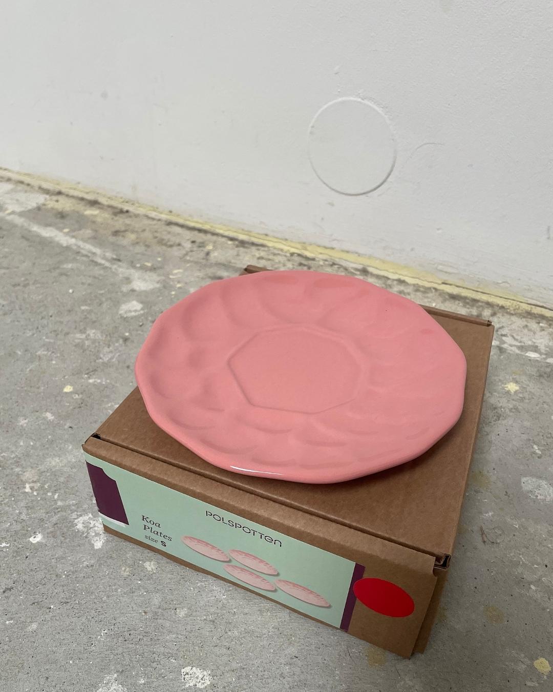 4x Koa Plate Set Ceramic Pink 2