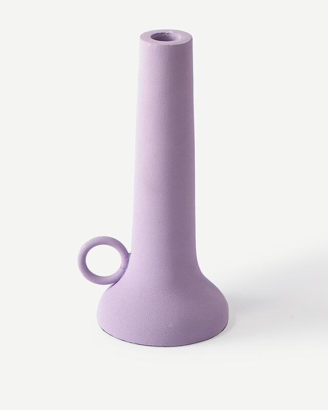 Spartan Candle holder Metal Purple 3