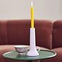 Spartan Candle holder Metal Purple 2