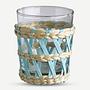 6x Reed Drinking Glasses Set Multicolor Reliving 2