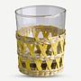 6x Reed Drinking Glasses Set Multicolor Reliving 4
