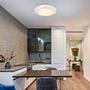 1-Flammig Abigail LED-Deckenleuchte Acrylglas Eisen  2