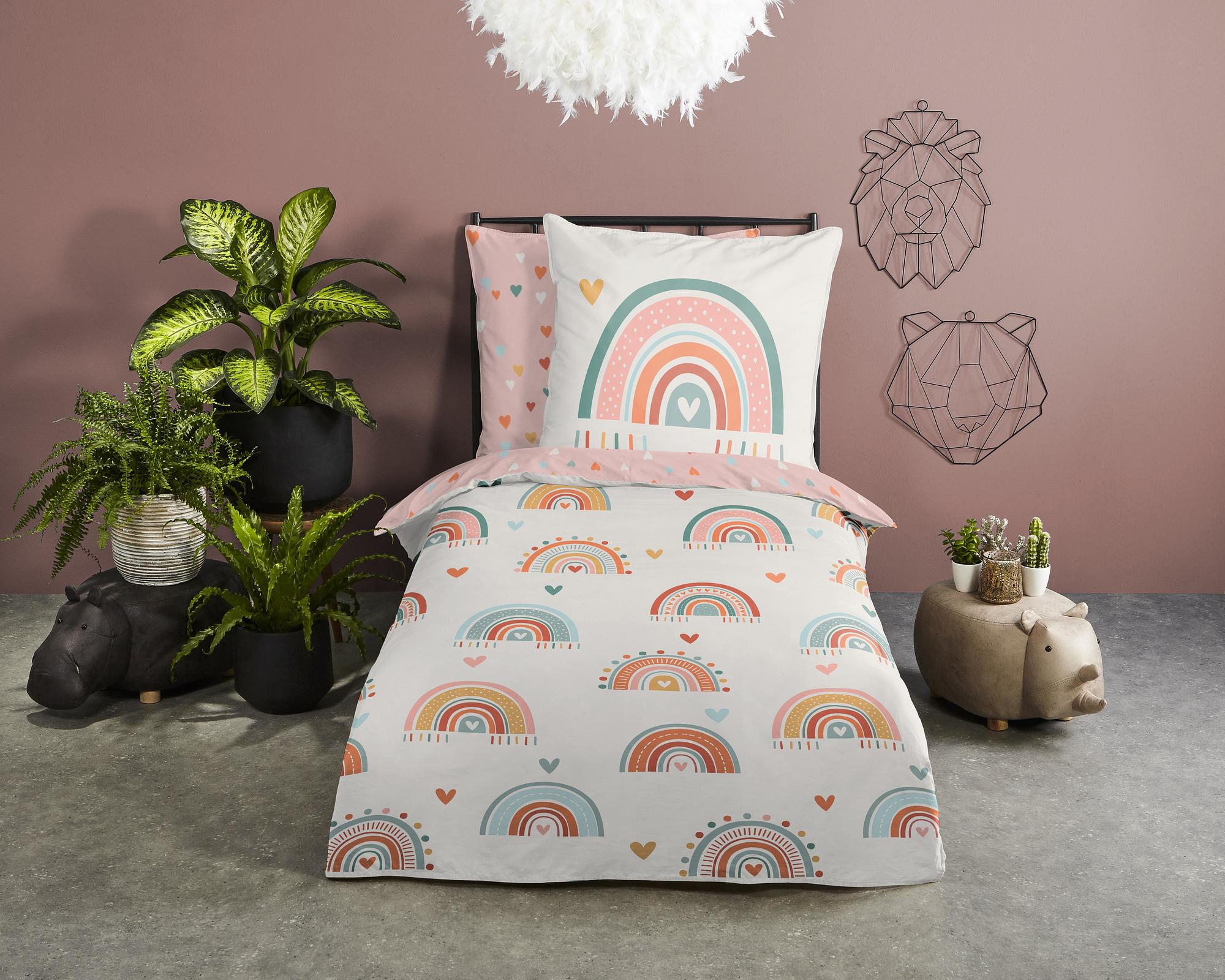 Renforcé bed linen Multicoloured 100x135cm Pillowcase 60x40cm 2