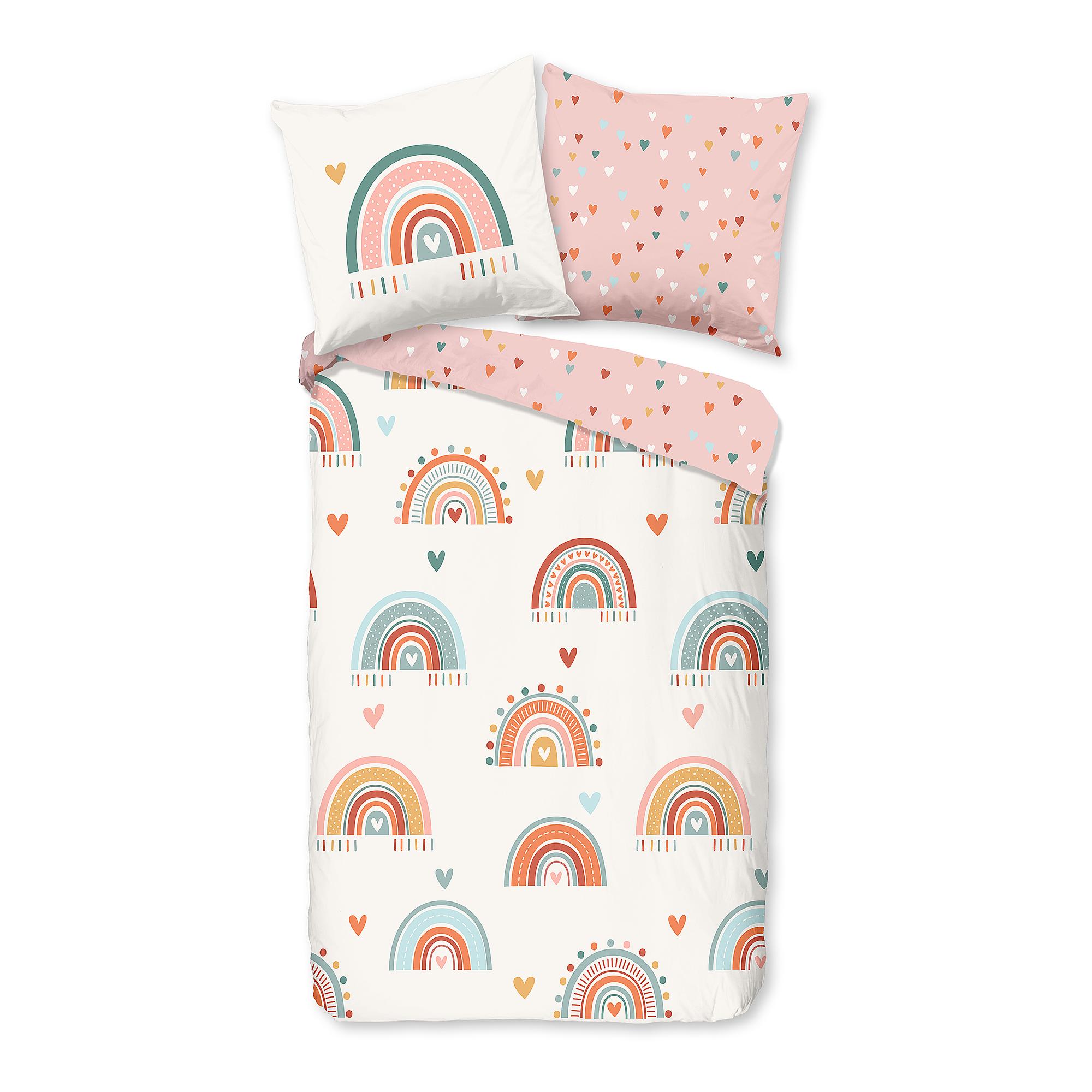 Renforcé bed linen Multicoloured 100x135cm Pillowcase 60x40cm 0