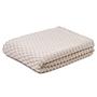 Blanket Jacquard Bubbles Polyester Cream 150 x 200 cm 0