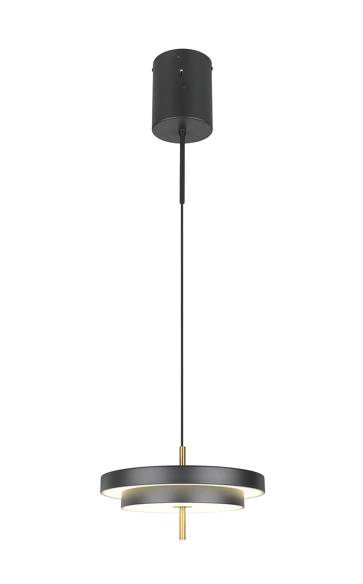 Keaton Pendant Lamp LED 1-light Iron Black 3