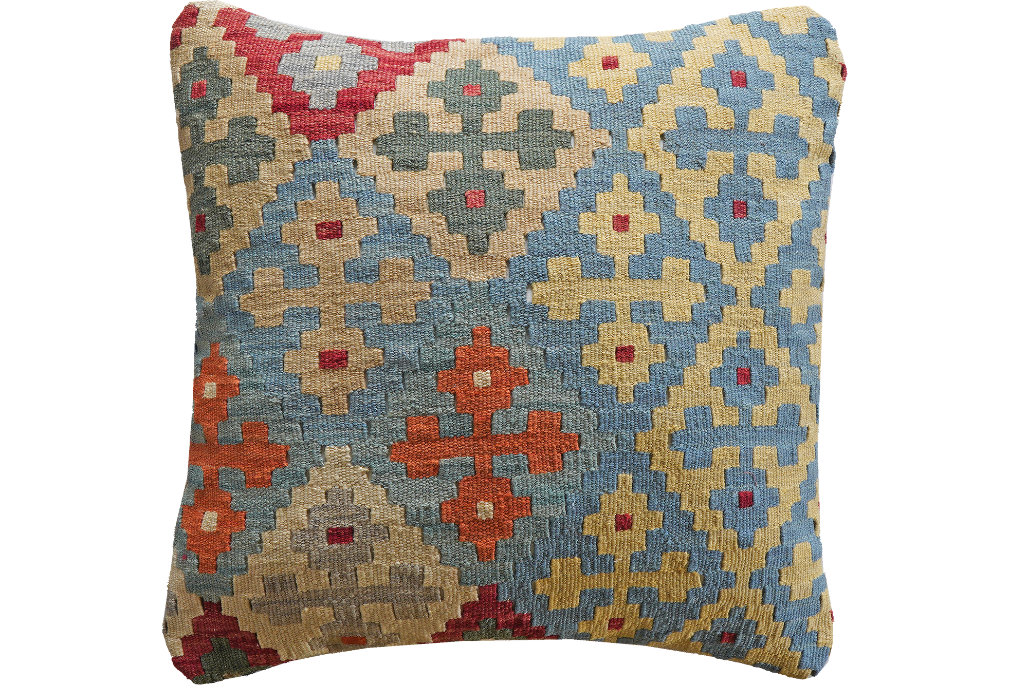 Cuscino Kilim Lana Cotone Multicolore 0