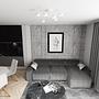 Halo Steel Ceiling Light 6-light White 3