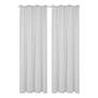 Ösenschal Softy 2er-Set Polyester Grau 140 x 225 cm 0