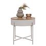 Sisco Side Table Steel Beige Ø40cm 4