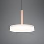 1-Light Celeste Type B LED Pendant Light Opal Glass Iron 0
