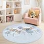 Winter Wonderland Kinderteppich Mehrfarbig Ø180cm 1