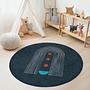 Rainbow Children's play mat Multicolored Ø180cm 0