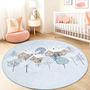 Winter Wonderland Kinderteppich Mehrfarbig Ø150cm 0