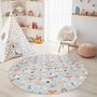 Fuchs Kinderteppich Mehrfarbig Ø150cm 2