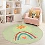 Sunbeam Rainbow Children's Rug Multicoloured Ø180cm 2