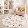 Rainbow Children's Rug Multicolored ⌀120cm 0