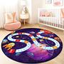 Tappeto per bambini Avventura spaziale Multicolore ⌀150cm 1
