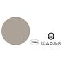 Linon Bettwäsche Baumwolle Taupe 155x220cm Kissen 80x80cm 3