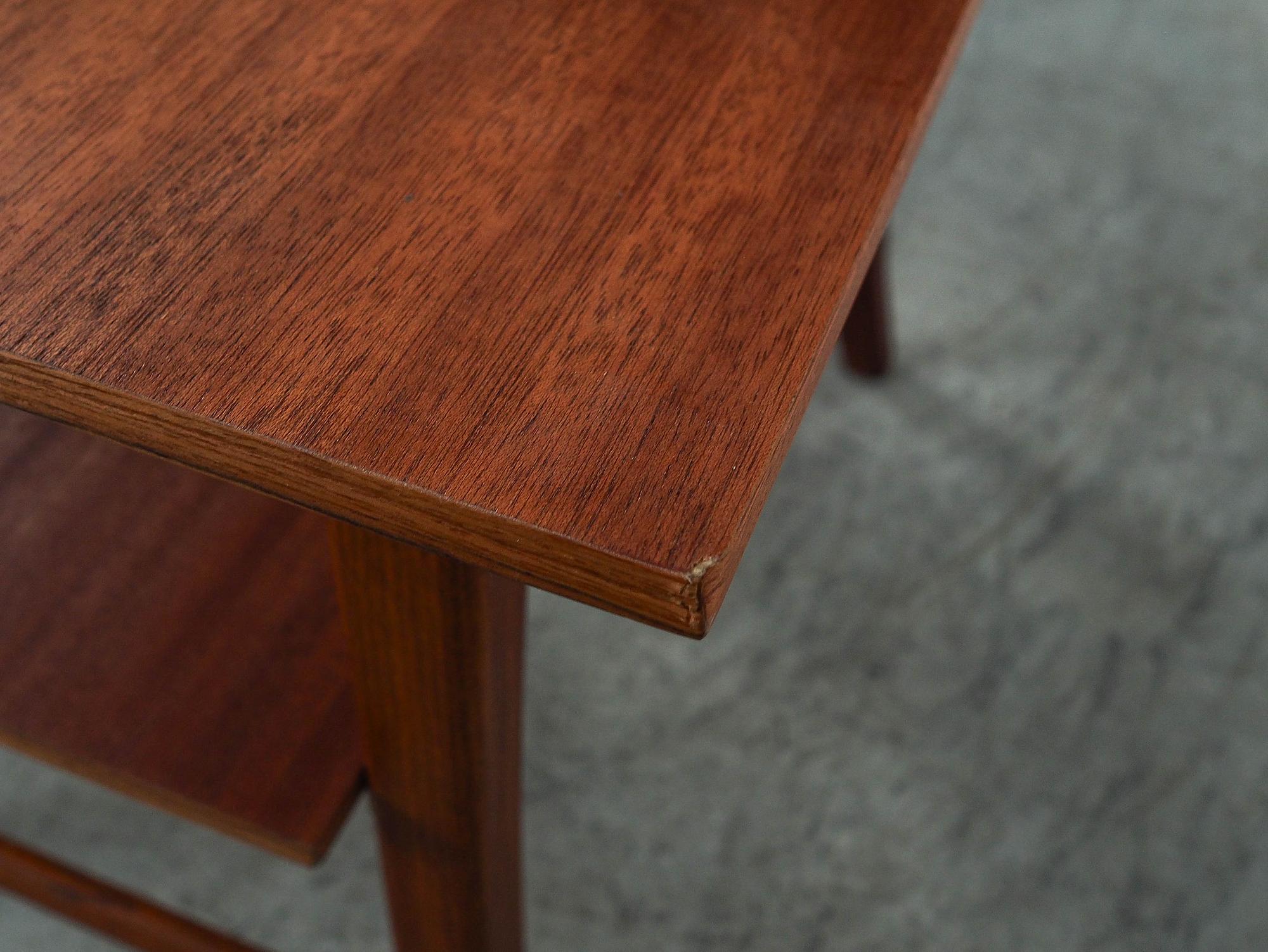 Teak Coffee Table Brown 1970s 6