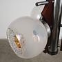 Hanging lamp Murano glass metal 1970s 2
