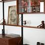Teak-Wandmöbel PS System Braun 1960er Jahre 4