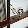 Teak-Wandmöbel PS System Braun 1960er Jahre 8