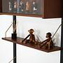 Teak-Wandmöbel PS System Braun 1960er Jahre 5