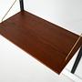Teak-Wandmöbel PS System Braun 1960er Jahre 6