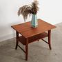 Teak Couchtisch Braun 1970er Jahre 2