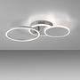 1-Flammig Sevent Typ A LED-Deckenleuchte Aluminium Silber 3