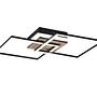 1-Light Giro LED Ceiling Light Iron Brown Black  4