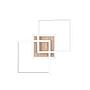 1-Light Giro LED Ceiling Light Iron Brown Black  1